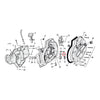 Sprocket shaft bearing spacer shim .104" - 77-03 XL (NU)