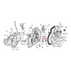 Sprocket shaft bearing spacer shim .108" - 77-03 XL (NU)