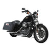Cycle Visions, Bagster saddlebag mount black - 04-13 Sportster; 08-11 883 Custom, 883R Custom, 1200 Roadster 1200 Low and Super Low.