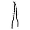 Cycle Visions Twisted Stick sissy bar 18", black -