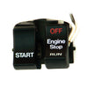 Run/Off/Start, handlebar switch set. Black - 82-95 H-D (NU)