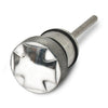 CPV OIL TANK DIPSTICK ALU, MALTESE CROSS - 84-99 SOFTAIL & 82-UP XL