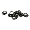Jagg 3/8" hose clamp, black - For use with rubber hose with 1/4" to 3/8" inner diameter and braided hose with 1/4" to 5/16" inner diameter.