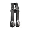 Jagg, braided 3/8" oil hose upgrade kit. Black -