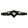 EARLY SPRINGER HANDLEBAR, OFFSET, BLACK - Customs with +8" up to +18" o.s. reproduction early Springer forks with positive offset
