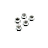 CHROME 12 POINT NUT, 1/4-28 -