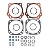 S&S, top end gasket kit. 4-3/8" bore - 99-17 style S&S T143 (Twin Cam style) 143" T-series engines;   84-99 style S&S V-Series (Evo B.T. style) 145" Tribute engines
