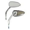 Fury, LED turn signal mirror set, with running light. Chrome -