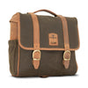 Longride, 'Classic' waxed cotton saddlebag. Khaki - Univ.