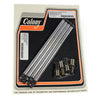 Colony, aluminum adj. pushrod solid conversion kit. Pan - 53-65 Panhead (NU)