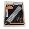 Colony, aluminum adj. pushrod solid conversion kit. Shovel - 66-84 Shovelhead (NU)