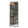 Colony, transmission mount kit. Chrome - 36-64 B.T.(NU)