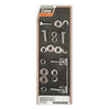 Colony, transmission mount kit. Chrome - 65-E77 B.T.(NU)