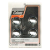 Colony, head bolt cover kit. Custom hex domed, chrome - L85-17 B.T. (excl. M8); 92-22 XL; 08-12 XR1200 (NU)