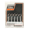 Colony, front/rear brake rotor bolt & nut kit. Chrome hex - Front: 73-74 FL; 1973 FX, XL (NU)  Rear: 73-80 FL (NU)