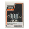 Colony, front/rear brake rotor bolt & nut kit. Chrome button - Front: 73-74 FL; 1973 FX, XL (NU)  Rear: 73-80 FL (NU)