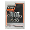Colony, rear brake rotor bolt & nut kit. Chrome Torx - 92-23 Softail, Dyna, FLT/Touring, XL. With laced wheels