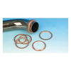 James, round copper exhaust gaskets (10) - 66-84 Shovel (NU)