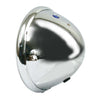 Bates style 5-34" head lamp, shell only. Chrome -