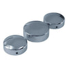 TRIPLE TREE NUT COVER SET - 49-84 FL; 80-86 FXWG; 84-15 Softail (excl. FLST & Springers); 13-17 FXSB; 93-17 FXDWG; 06-17 Dyna; 80-13 FLT/Touring (NU)