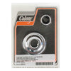 Colony, wheel bearing cone seal retainer & nut kit. Chrome - 30-52 45" (750cc) solo Flathead (NU)