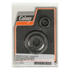 Colony, wheel bearing cone seal retainer & nut kit. Black - 30-52 45" (750cc) solo Flathead (NU)