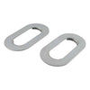 Axle slider set, press fit. Stainless - 73-86 4-sp B.T.; 79-04 XL (NU)