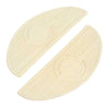 OVAL REPL. PADS, FLOORBOARDS. WHITE - 40-84 FL models and others with classic oval floorboards
