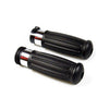 Handlebar grip set, Antique style - 96-22 H-D with dual throttle cables (excl. Street) (NU)