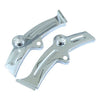 Softail swingarm covers Slotted. Chrome - L86-99 Softail (NU)
