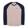 13 1/2 WAFFLE JERSEY SAND/NAVY