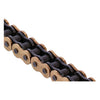 Tsubaki, 530 RQ2 X-ring chain. Gold. 108 links