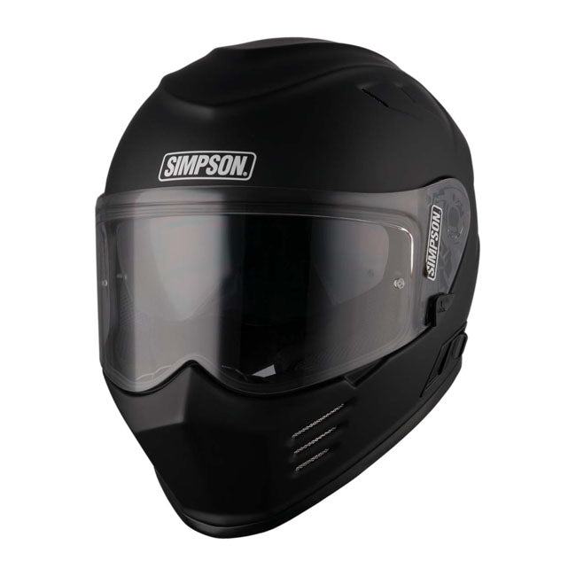 Simpson Venom helmet matt black – roadsiderepairshop