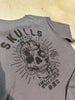 Skulls Machine t-shirt ghost grey