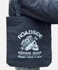 Shovel skull tote bag black