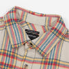 BRIXTON BOWERY L/S FLANNEL - White Smoke