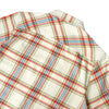 BRIXTON BOWERY L/S FLANNEL - White Smoke