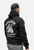 Black shovel skull hooded sweat - regular fit