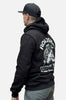 Black shovel skull hooded sweat - regular fit