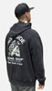 Black shovel skull hooded sweat - comfort fit
