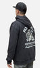 Black shovel skull hooded sweat - comfort fit