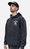 Black shovel skull hooded sweat - comfort fit