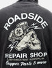 Black shovel skull hooded sweat - comfort fit