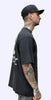 Faded shovel skull tee - oversized fit