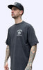 Faded shovel skull tee - oversized fit