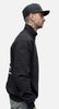 Black shovel skull half zip- comfort fit