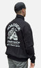 Black shovel skull half zip- comfort fit