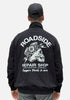 Black shovel skull half zip- comfort fit