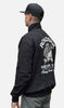 Black shovel skull half zip- comfort fit