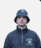 CROSS BUCKET HAT BLACK